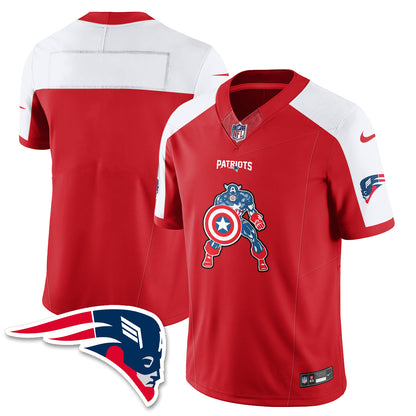 New England Patriots x Vibranium Shield Edition Vapor Jersey - Stitched
