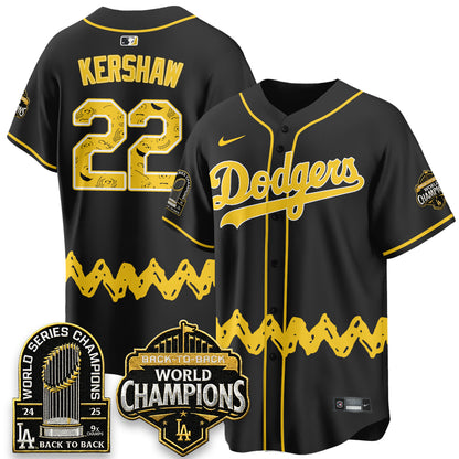Los Angeles Dodgers x P-nuts Style Vapor Jersey - Stitched