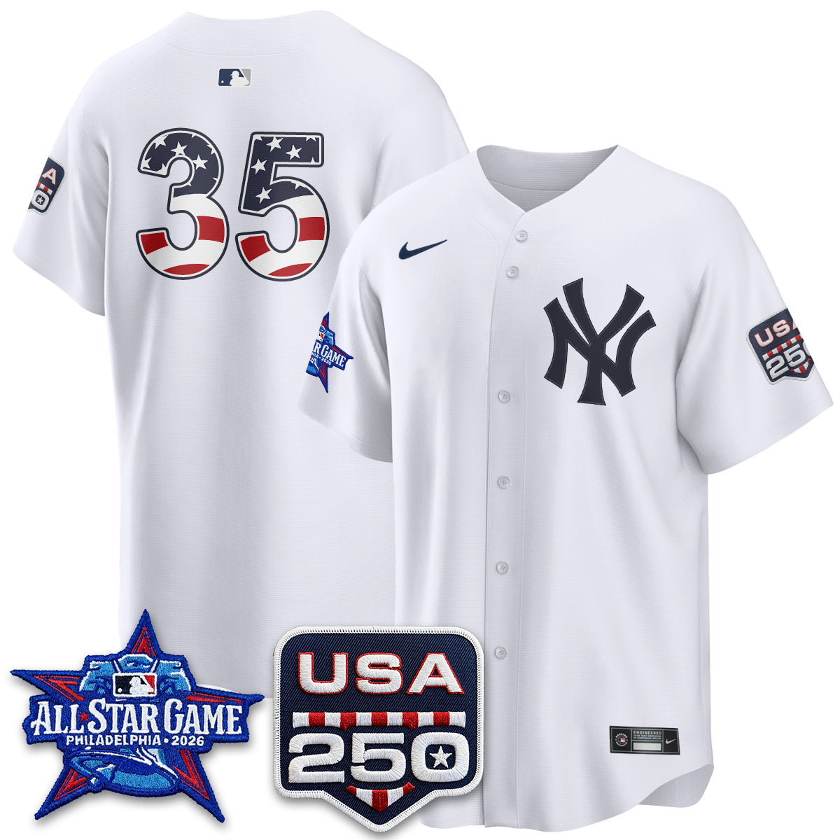 New York Yankees  2026 All Star Edition Vapor Jersey - Stitched