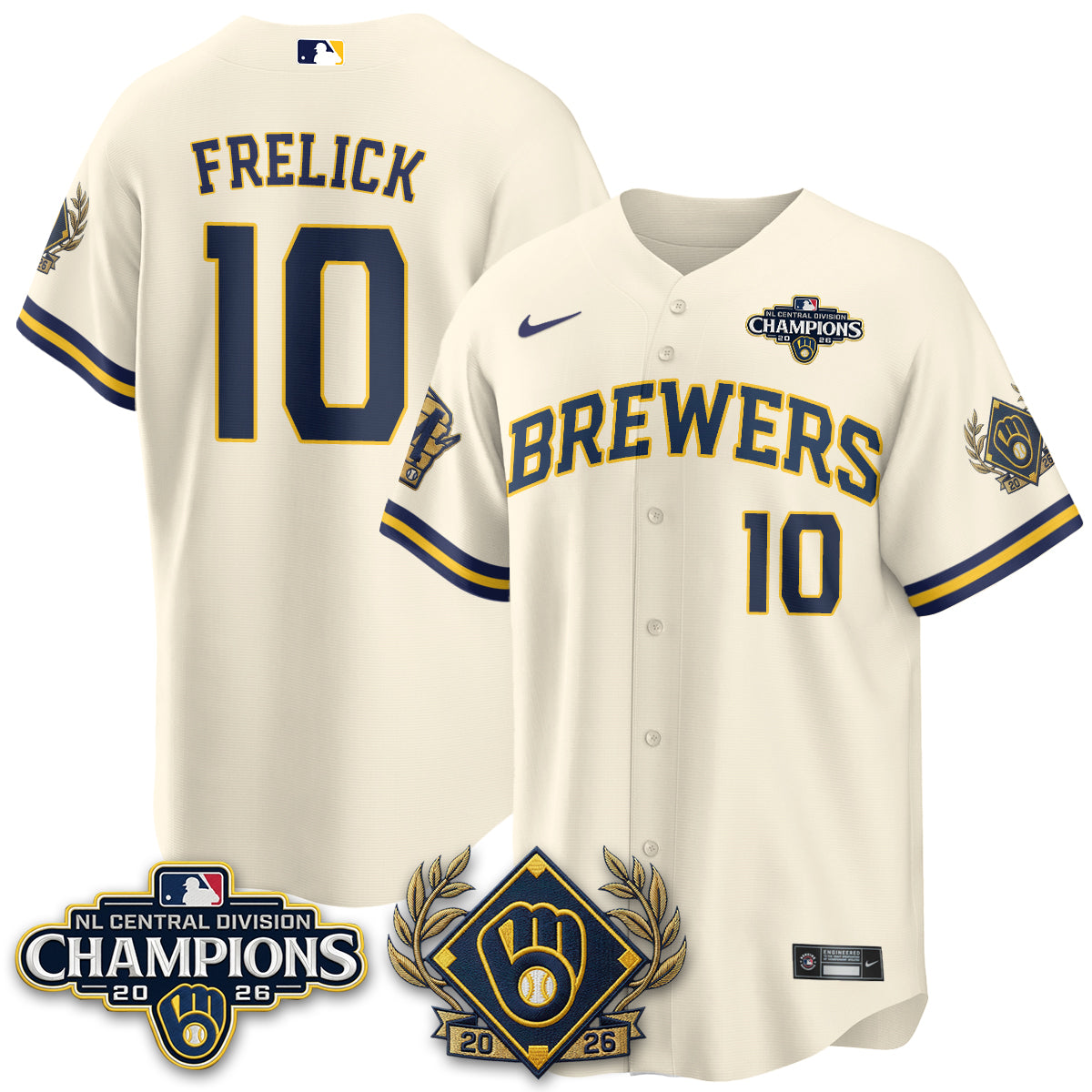 MIL 2026 NL Division Champs Vapor Jersey - Stitched