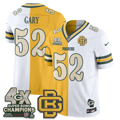 GB Rivalries Split Edition Vapor Jersey - Stitched