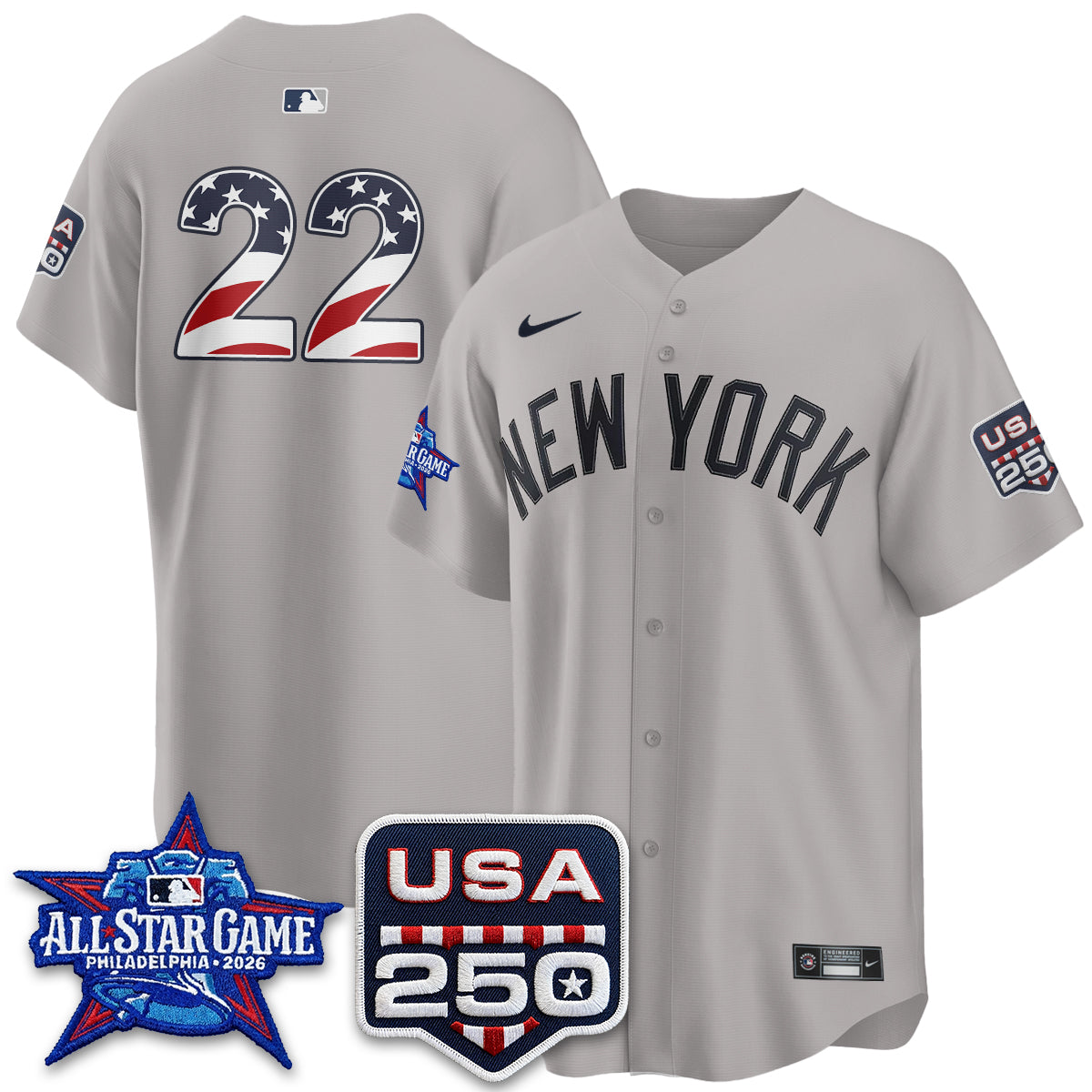 New York Yankees  2026 All Star Edition Vapor Jersey - Stitched