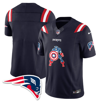 New England Patriots x Vibranium Shield Edition Vapor Jersey - Stitched