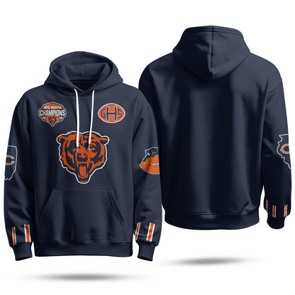 Chicago Bears 2026 Rivalries Fleece Hoodie - Printed