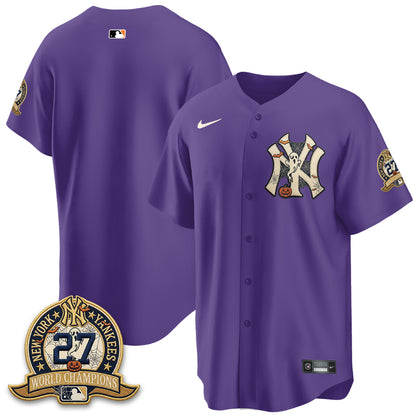 New York Yankees Halloween 2026 Vapor Limited Jersey - Stitched