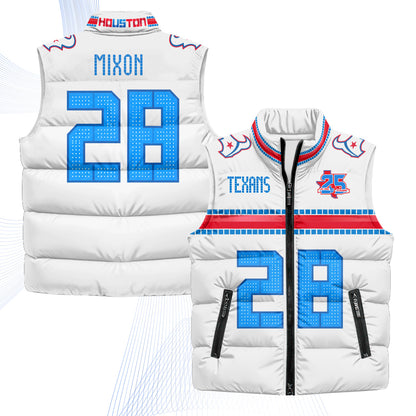 Houston Texans 2026 Rivalries Puffer Vest - Printed