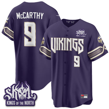 Minnesota Vikings 2026 Rivalries Edition Baseball Vapor Jersey - Stitched