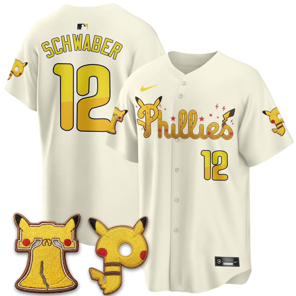 Philadelphia Phillies x PKM Edition Vapor Limited Jersey - Printed