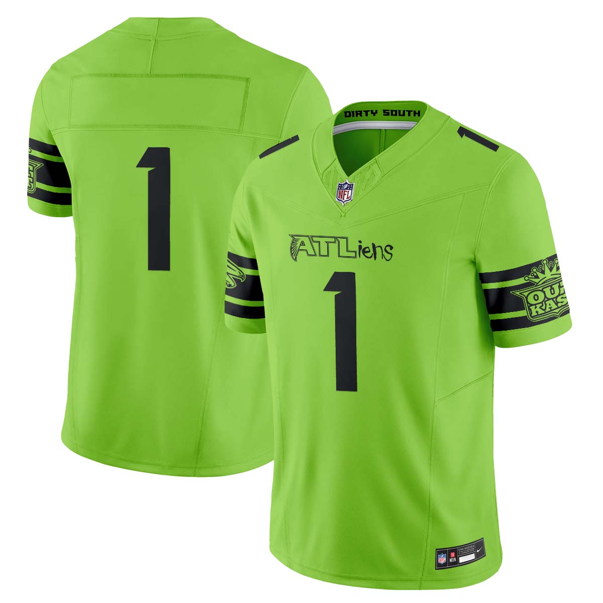 ATL 30th Anniversary ATLiens Vapor Jersey - Stitched