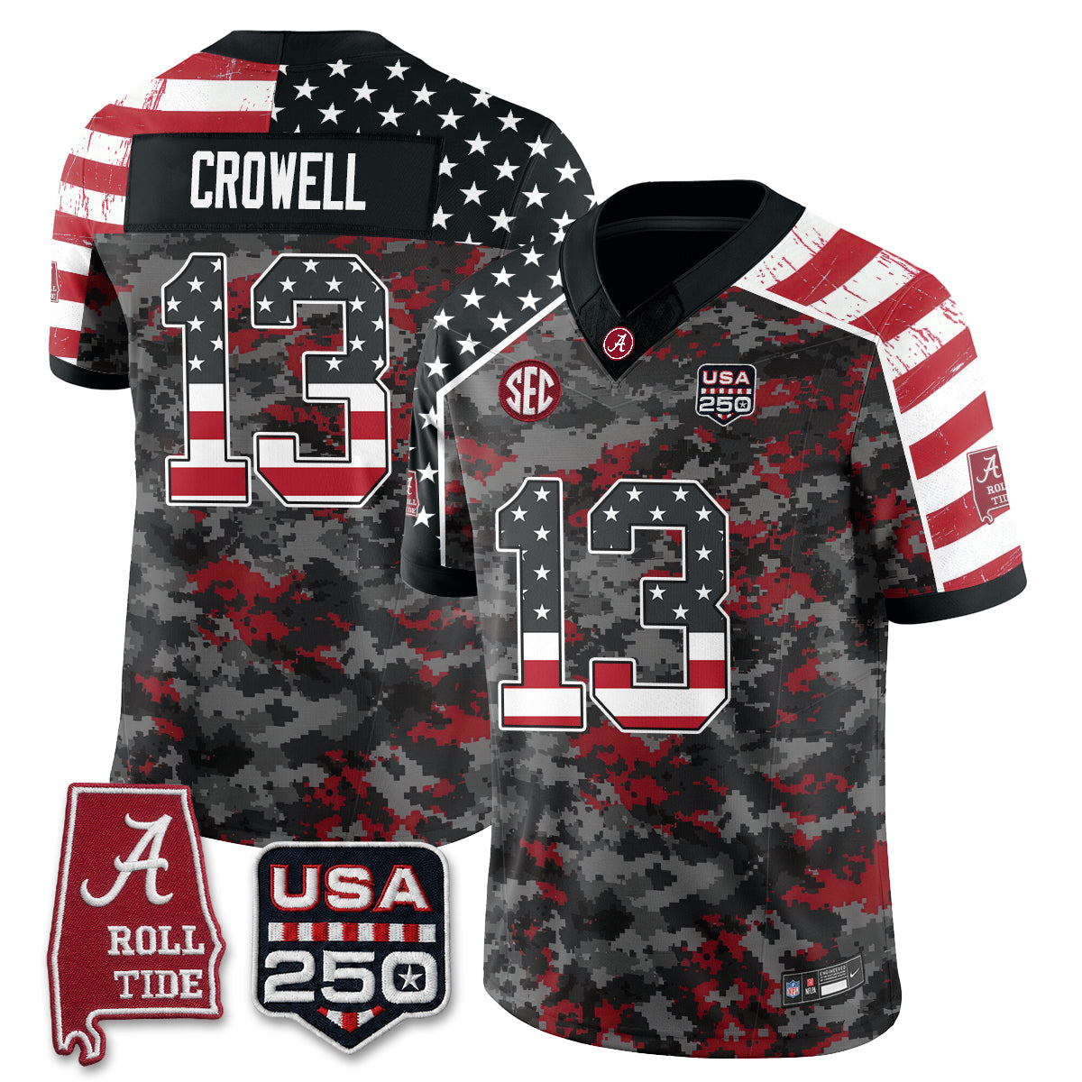 BAMA Camouflage Edition 2026 Vapor Limited Jersey - Stitched