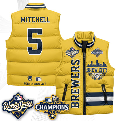 MIL 2026 NL Champions Puffer Vest - Printed