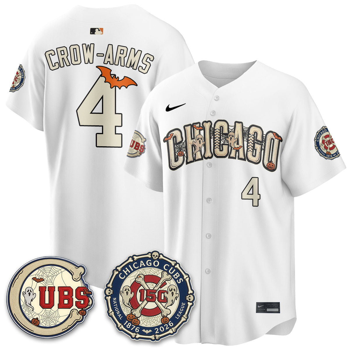 Chicago Cubs Halloween 2026 Vapor Limited Jersey - Stitched