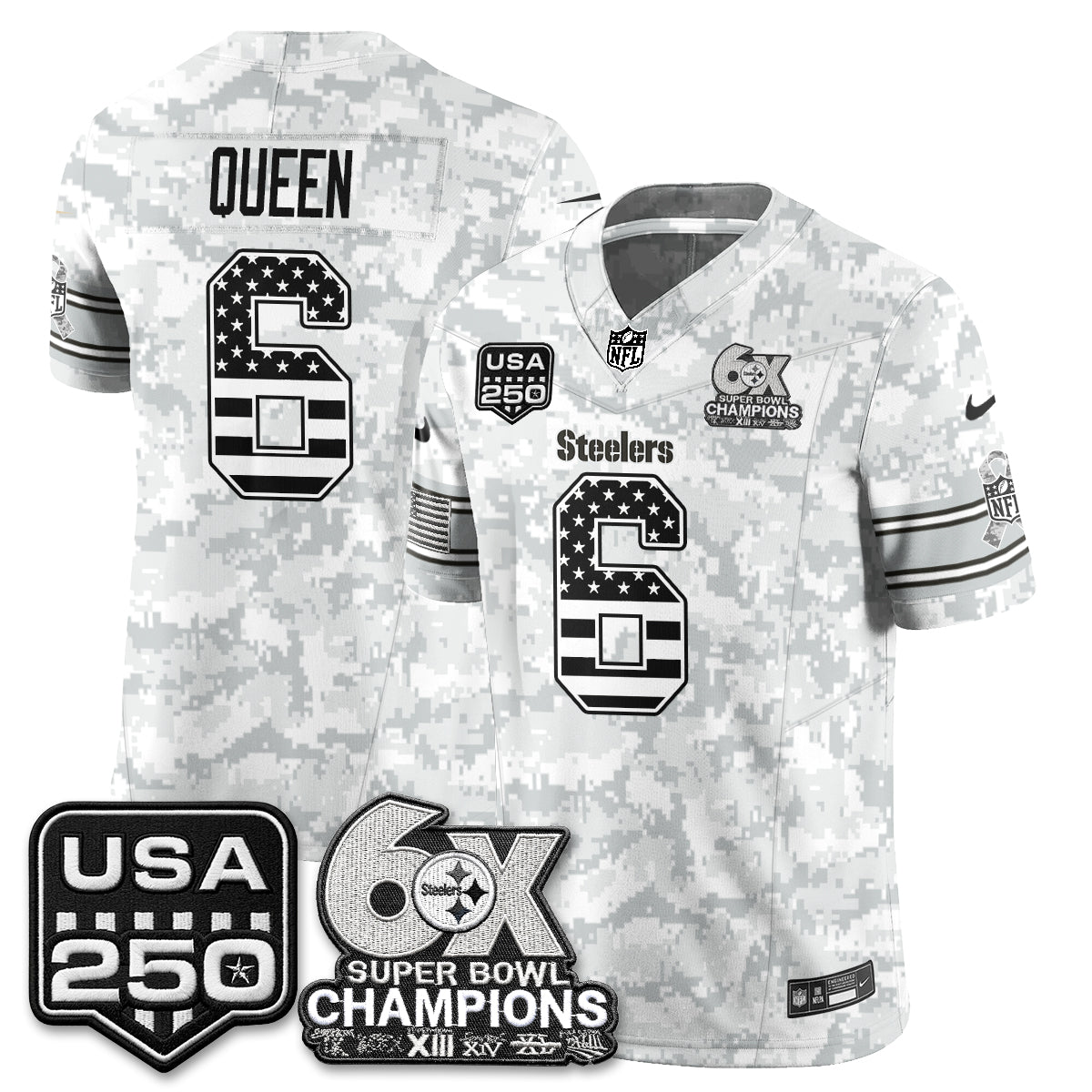 Pittsburgh Steelers 2026 Salute to Service Edition Vapor Jersey - Stitched