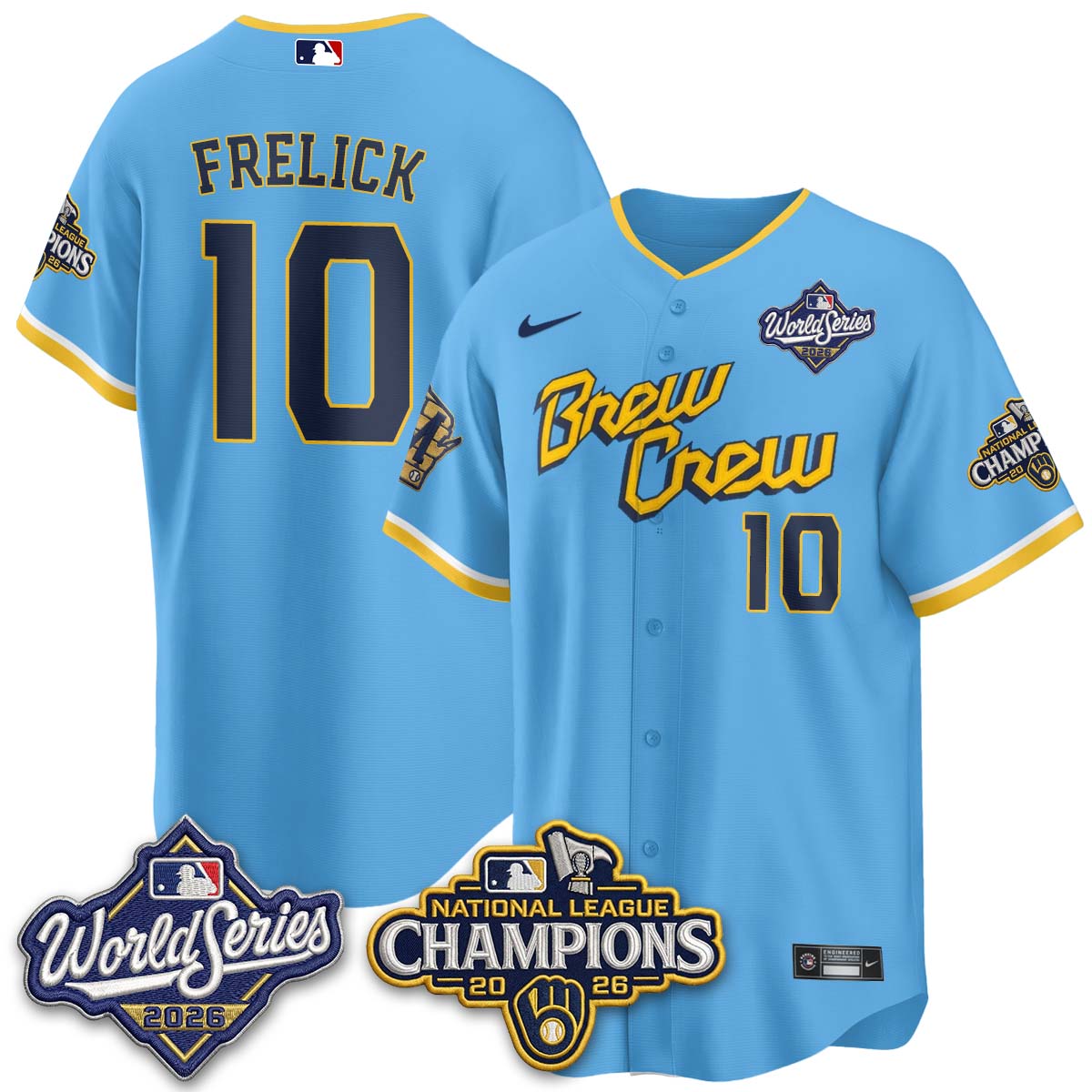 MIL 2026 NL Champions Vapor Jersey - Stitched n1