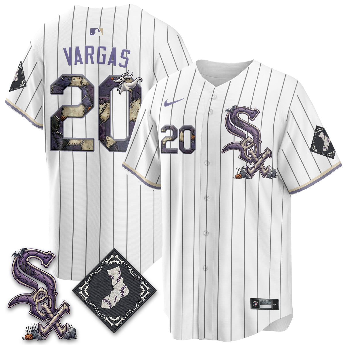 Chicago White Sox Nightmare Edition Vapor Jersey - Stitched