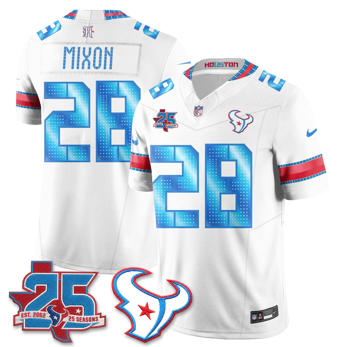 Houston Texans 2026 Rivalries Vapor Jersey - Stitched