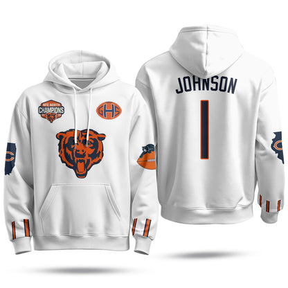 Chicago Bears 2026 Rivalries Fleece Hoodie - Printed