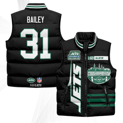 NYJ Gotham City Puffer Vest - Printed