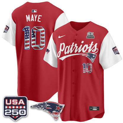 New England Patriots America Edition Vapor Jersey - Stitched