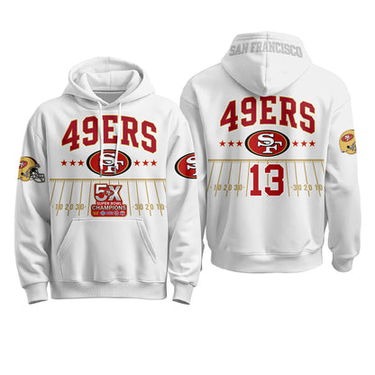 SF 5X SB Fleece Hoodie - Printed