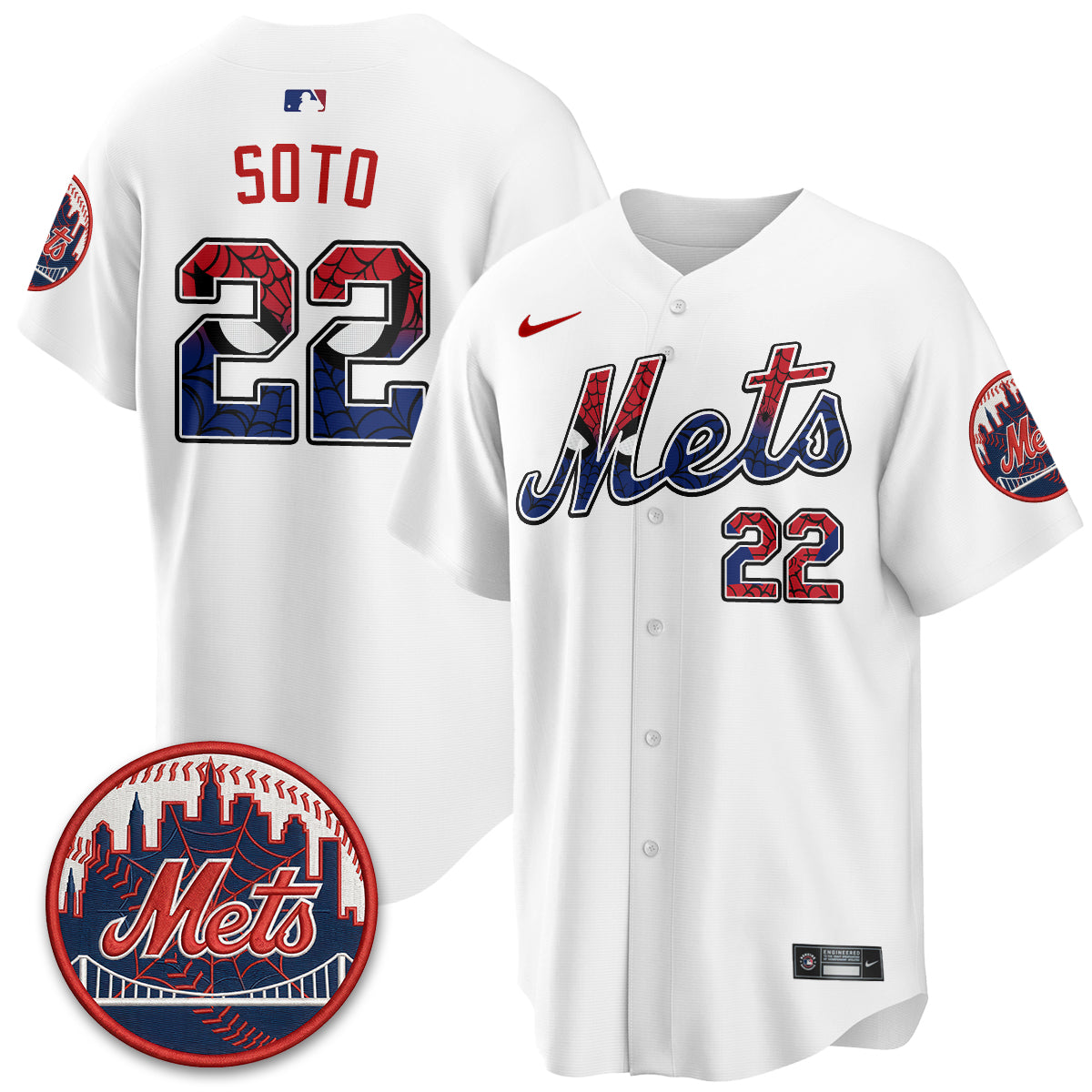 New York Mets x Web-Head Vapor Premier Limited Jersey - All Stitched V2