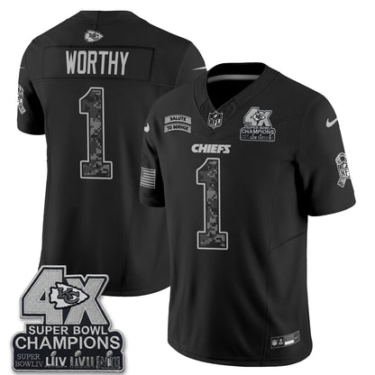 KC 2026 Salute to Service Vapor Jersey V2- Stitched