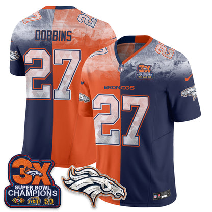 DEN Mile High Split Edition Vapor Jersey - Stitched