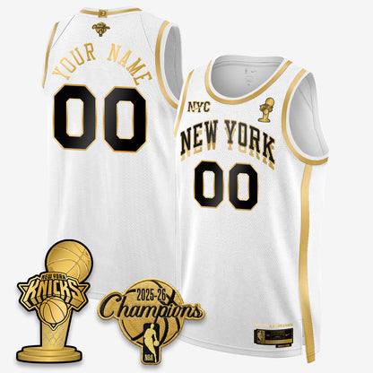 NYK 2026 Basketball Champions Vapor Custom Jersey - Stitched n3