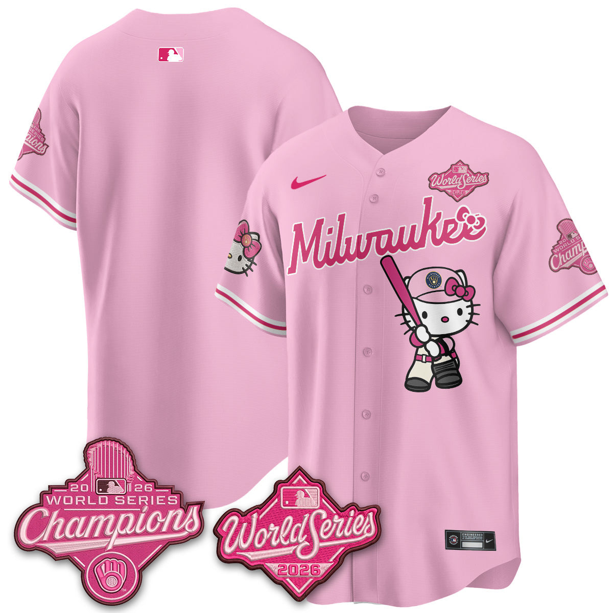 MIL 2026 WS Champions x Meow KT Vapor Jersey - Stitched