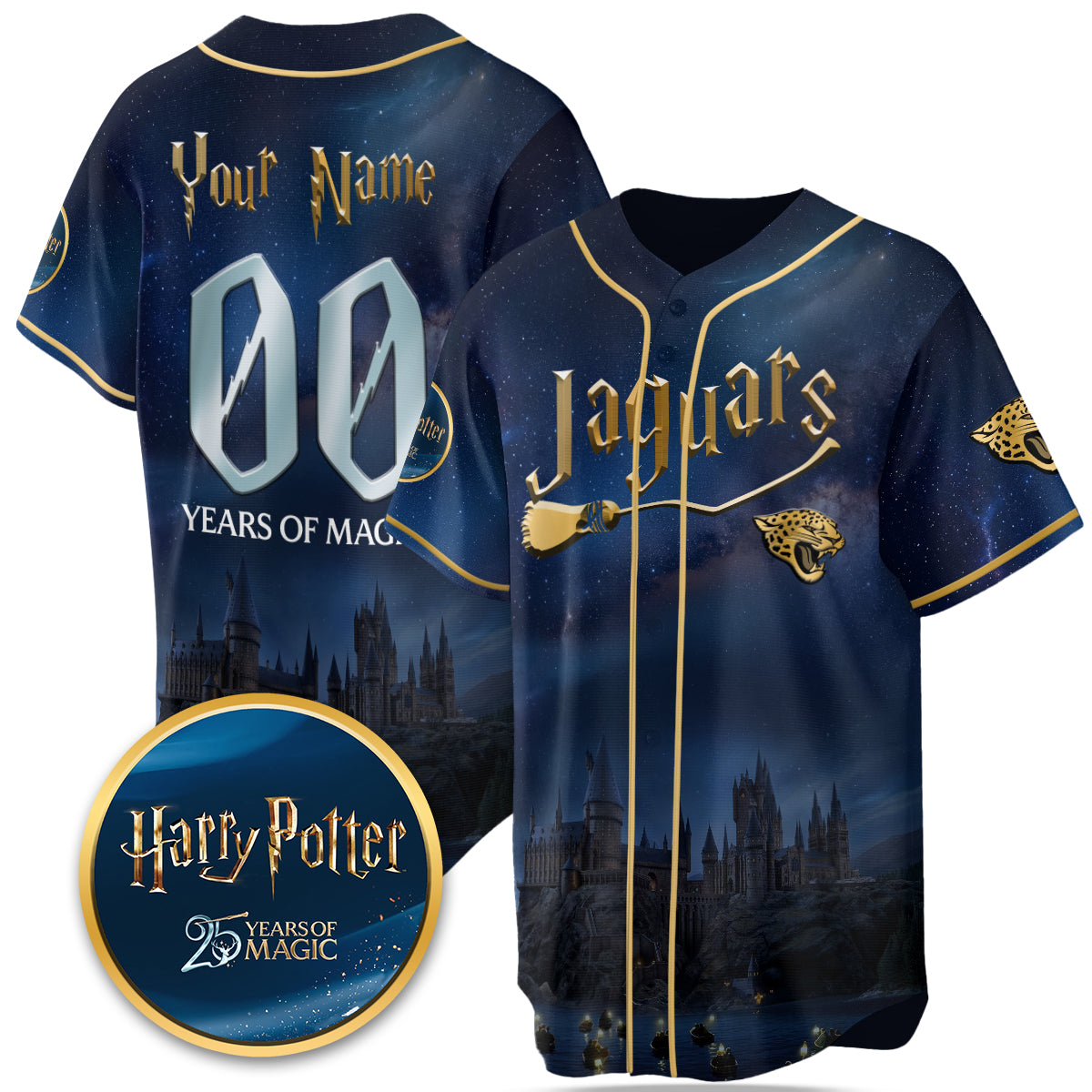 Football Team x HP 25 Years of Magic Limited Edition Custom Jersey - Printed