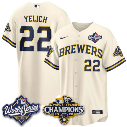 MIL 2026 NL Champions Vapor Jersey - Stitched n1
