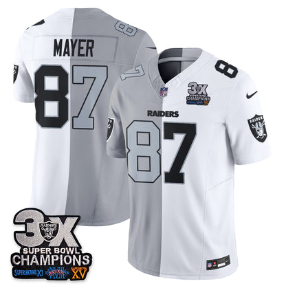 Las Vegas Raiders Split Edition Vapor Jersey - Stitched