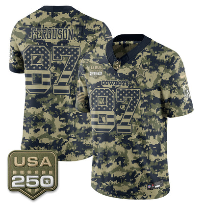 DAL 2026 Salute to Service Edition Vapor Jersey - Stitched