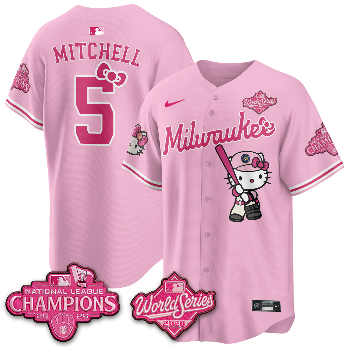 MIL 2026 NL Champions x Meow KT Vapor Jersey - Stitched