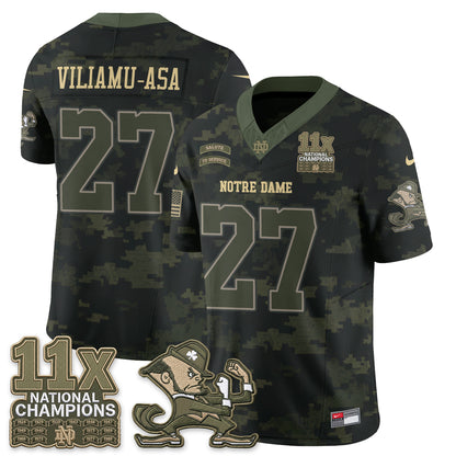 ND 2026 Salute to Service Vapor Jersey - Stitched