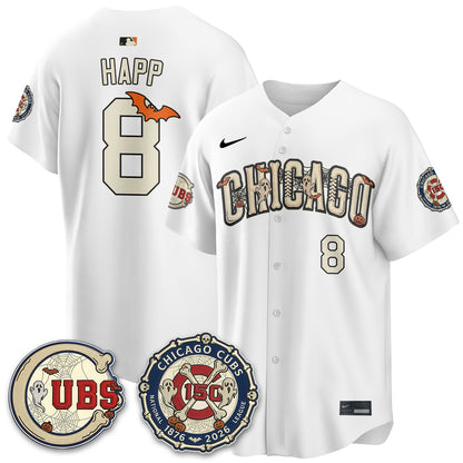 Chicago Cubs Halloween 2026 Vapor Limited Jersey - Stitched