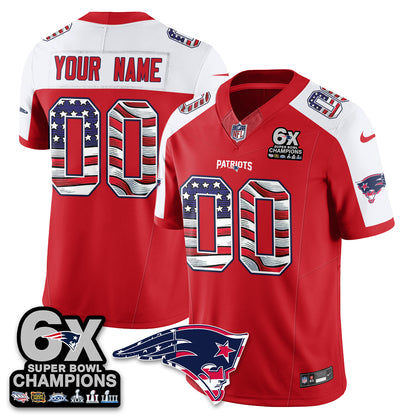 NE America Edition Vapor Custom Jersey V2- Stitched