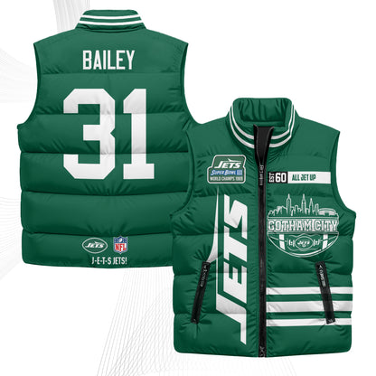 NYJ Gotham City Puffer Vest - Printed