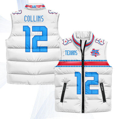 Houston Texans 2026 Rivalries Puffer Vest - Printed