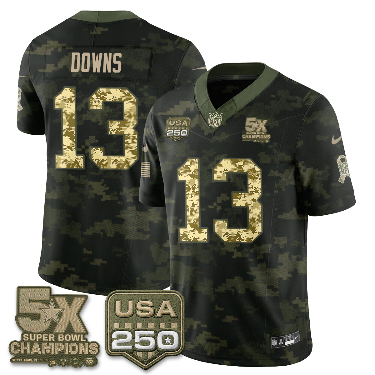 Dallas Cowboys 2026 Salute to Service Edition Vapor Jersey V2- Stitched