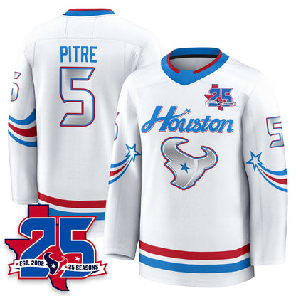 Houston Texans 2026 Rivalries Hockey Jersey - Printed