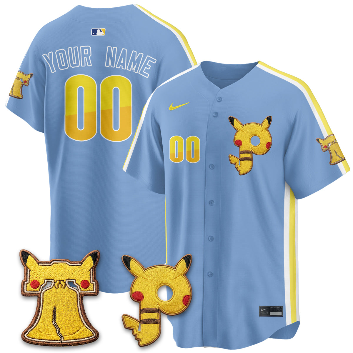 Philadelphia Phillies x PKM Edition Vapor Limited Custom Jersey - Printed