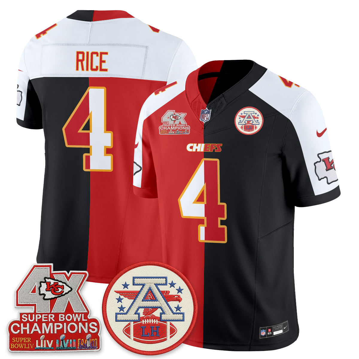 KC Split Edition Vapor Jersey - Stitched