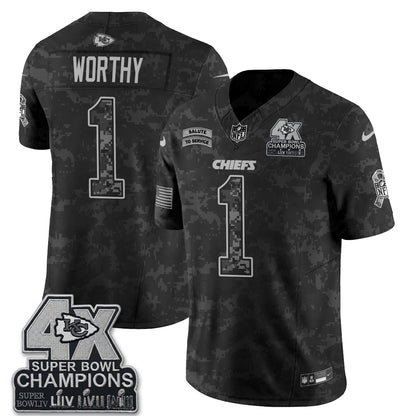 KC 2026 Salute to Service Vapor Jersey V2- Stitched