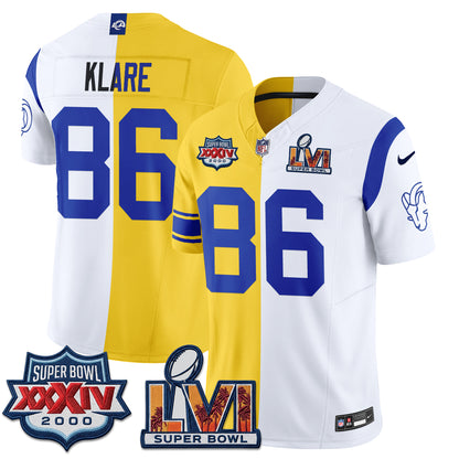 Los Angeles Rams Split Vapor Jersey - Stitched
