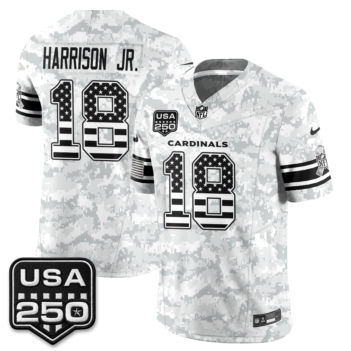 Arizona Cardinals 2026 Salute to Service Vapor Jersey - Stitched