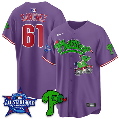 Philadelphia Phillies Phanatic Vapor Limited Jersey V2- Stitched