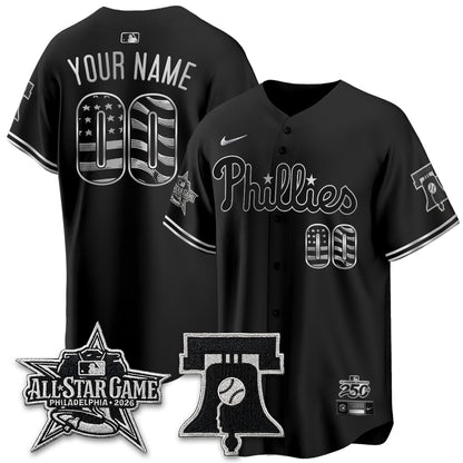 PHI Fourth of July USA Vapor Custom Limited Jersey - Stitched