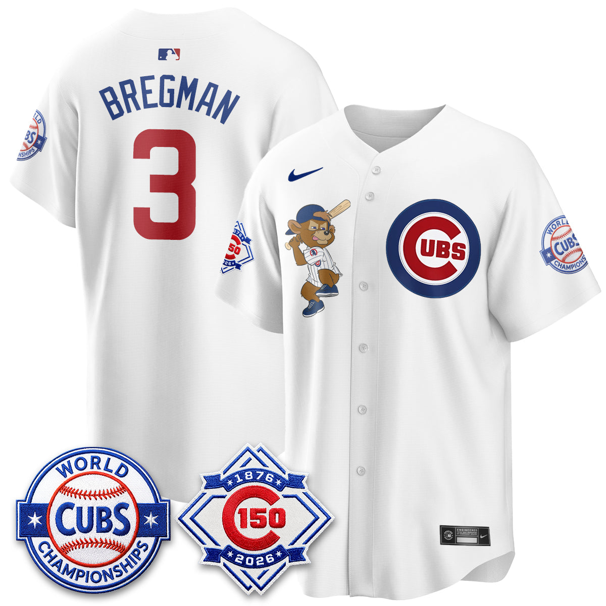 Chicago Cubs Clark Edition Vapor Limited Jersey - Stitched