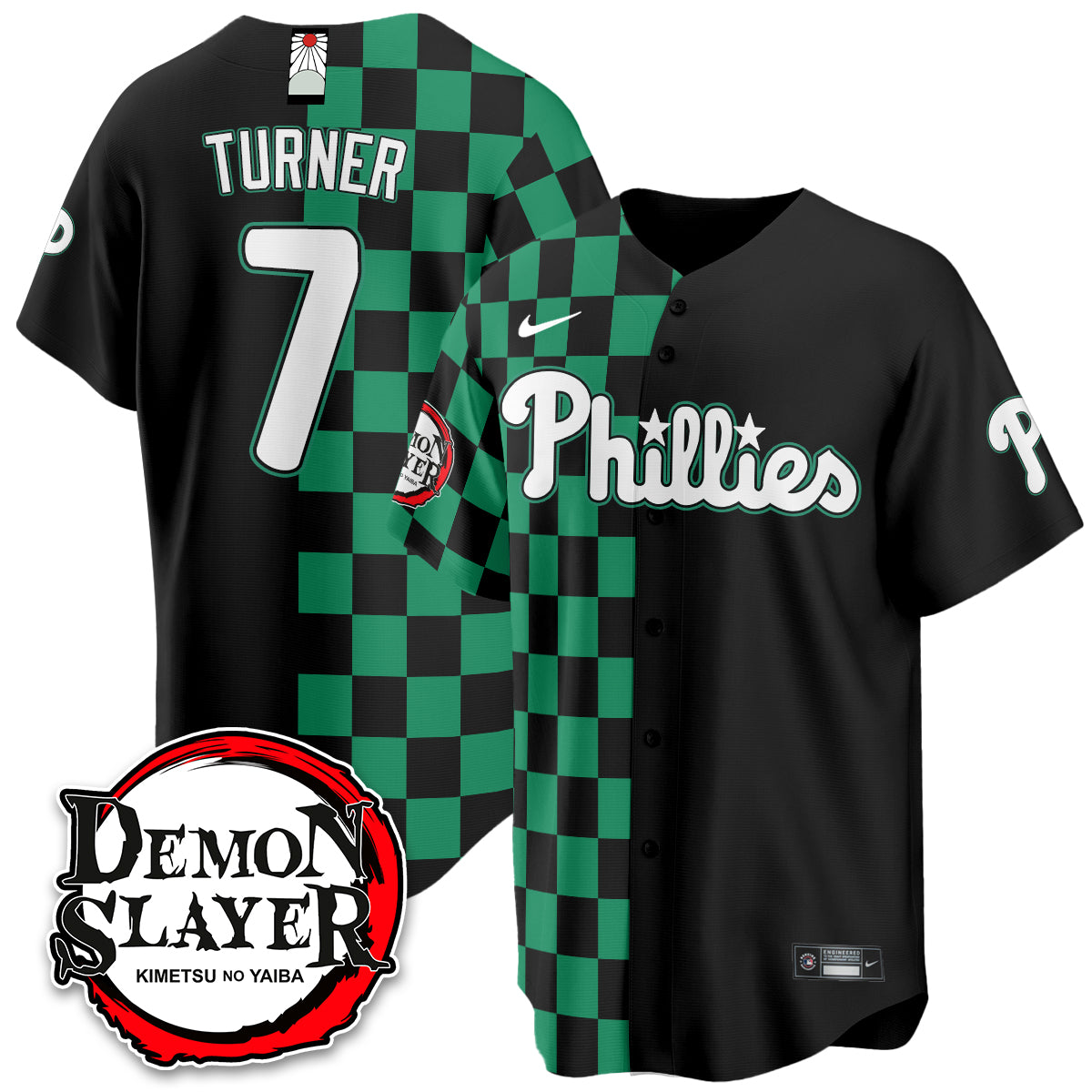 Philadelphia Phillies Demon Slayer Vapor Limited Jersey - Stitched